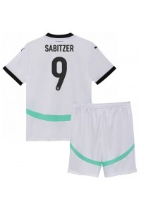 Oostenrijk Marcel Sabitzer #9 Babytruitje Uit tenue Kind EK 2024 Korte Mouw (+ Korte broeken)